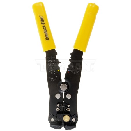 MOTORMITE Electrical Wire Stripper/Crimper Self-Ad, 85596 85596